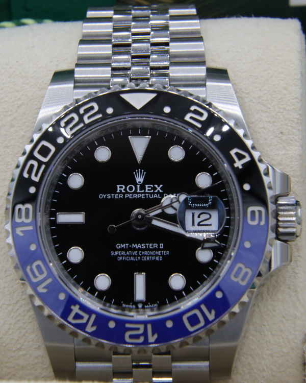 2023 Rolex GMT-Master II "Batgirl" Jubilee Bracelet Oystersteel Black Dial (126710BLNR)