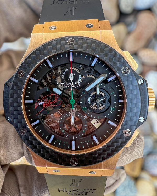 Hublot Big Bang Aero Bang "Scuderia Rodriguez" 44MM Skeleton Dial Rubber Strap (311.PQ.1129.HR.MEX11)