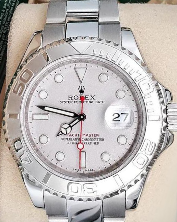 2009 Rolex Yacht-Master 40MM Silver Dial Oyster Bracelet (16622)