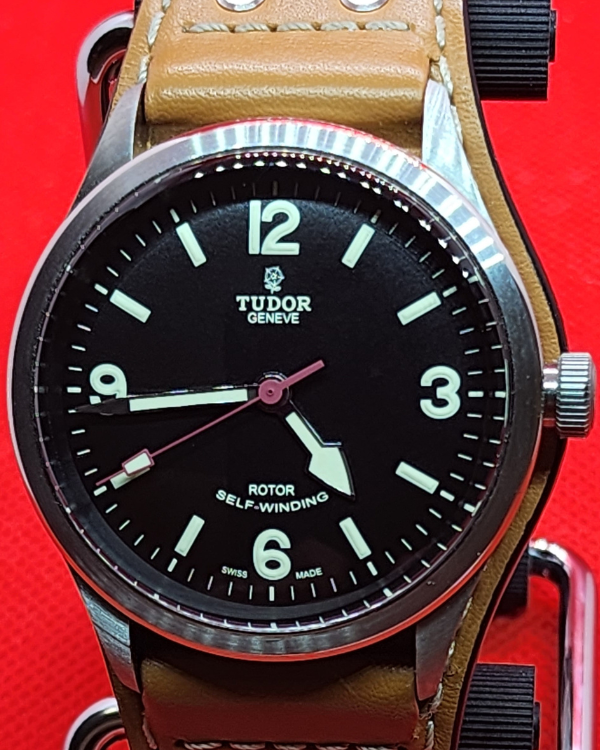 Tudor Heritage Ranger 41MM Steel Strap Black Dial (79910)