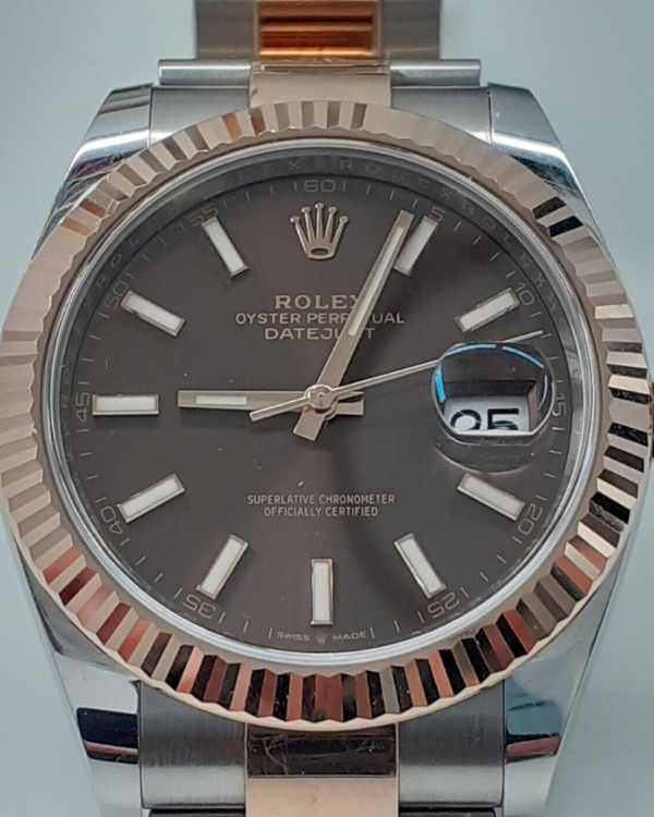 Rolex Datejust 41MM Chocolate Dial Two-Tone Bracelet (126331)