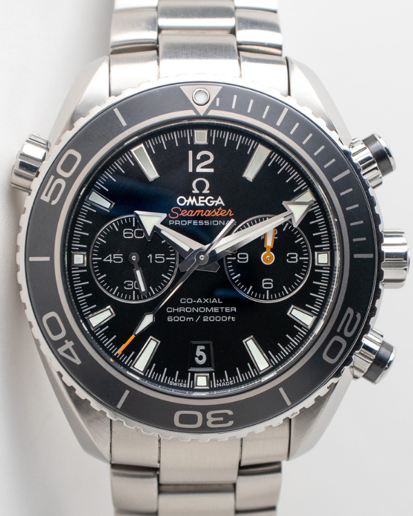 2012 Omega Seamaster Planet Ocean Chronograph 45.5MM Black Dial Steel Bracelet (232.30.46.51.01.001)