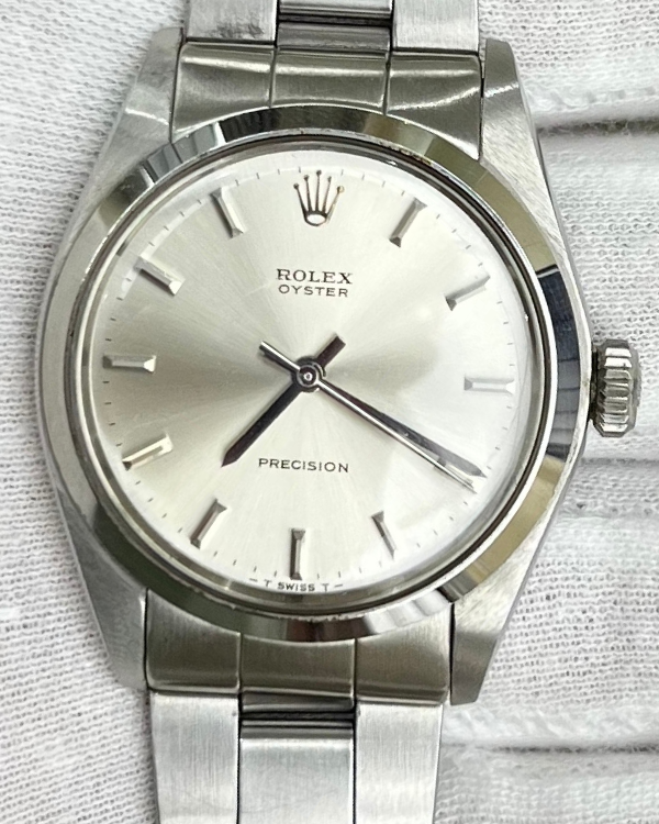 Rolex Oyster Precision 34MM Steel Silver Dial (6426)