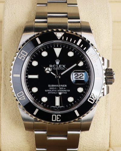 2016 Rolex Submariner Date 40MM Black Dial Steel Bracelet (116610LN)