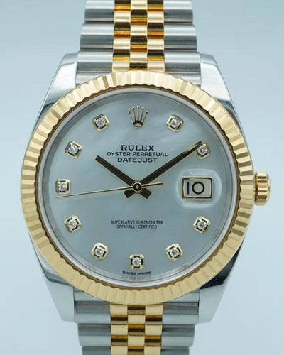 2019 Rolex Datejust 41MM Mother of Pearl Dial Two-Tone Jubilee Bracelet (126333)