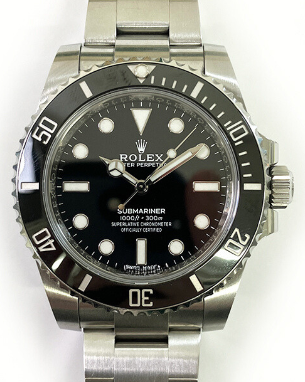 2019 Rolex Submariner No Date 40MM Black Dial  Oyster Bracelet (114060)