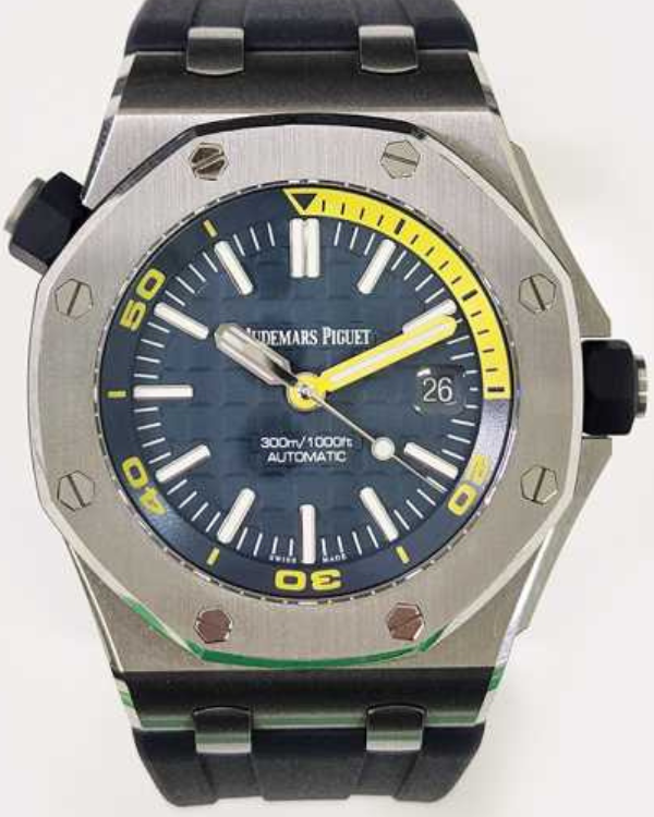 Audemars Piguet Royal Oak Offshore Diver 42MM Strap Steel Blue Dial (15710ST)