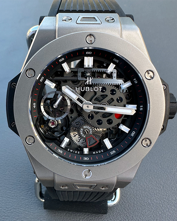 2022 Hublot Big Bang Meca-10 Titanium Skeleton Dial (414.NI.1123.RX)