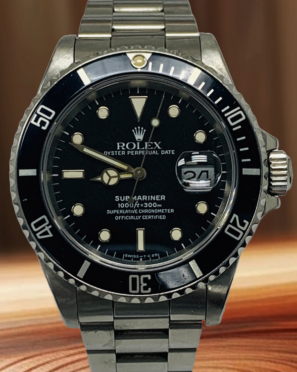 Rolex Submariner Date 40MM Black Dial Oyster Bracelet (16610)