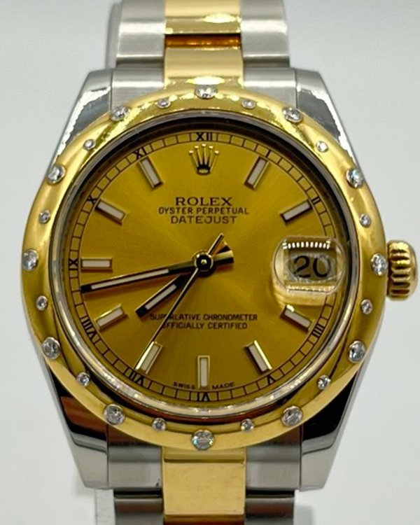 Rolex Datejust 31MM Champagne Dial Two-Tone Bracelet (178343)