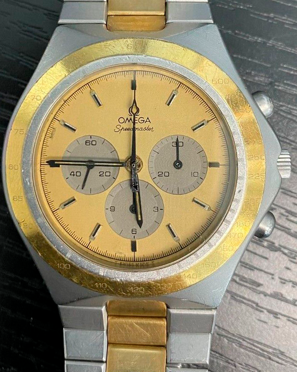 Omega Speedmaster Teutonic Vintage 43MM Champagne Dial Two-Tone Bracelet (145.0040)