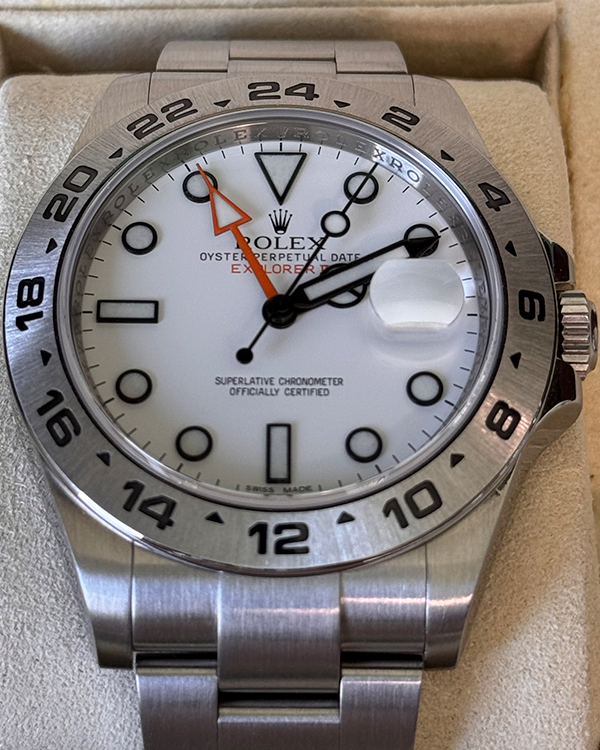 Rolex Explorer II "Polar" 42MM White Dial Oyster Bracelet (216570)