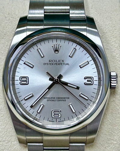 2015 Rolex Oyster Perpetual "Domino's Pizza Edition" 36MM Silver Dial Oyster Bracelet (116000)