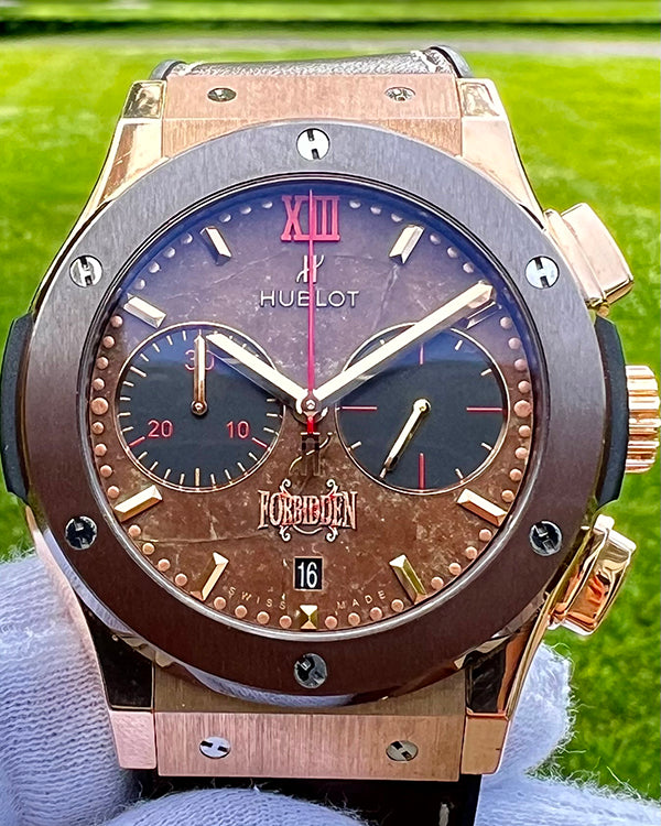 Hublot Classic Fusion "Forbidden X" 45MM Cigar Leaf Dial Leather Strap (521.OC.0589.VR.OPX14)