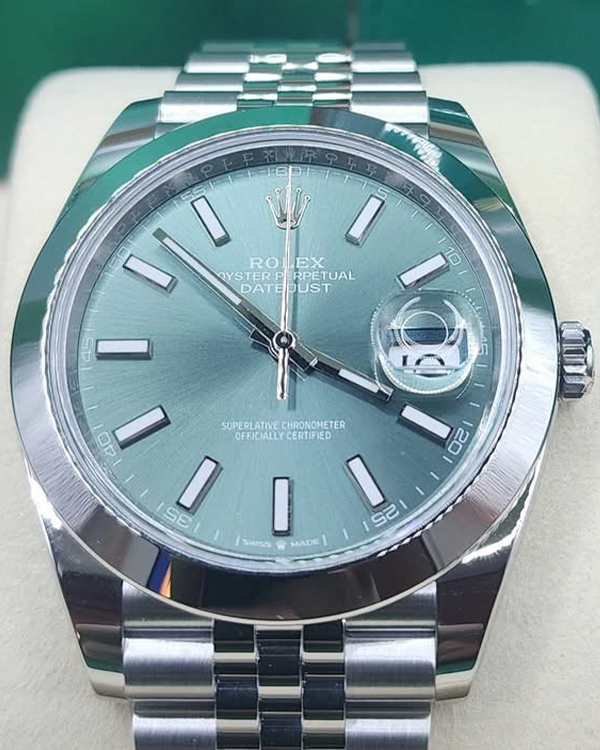 2024 Rolex Datejust 41MM Green Dial Jubilee Bracelet (126300)