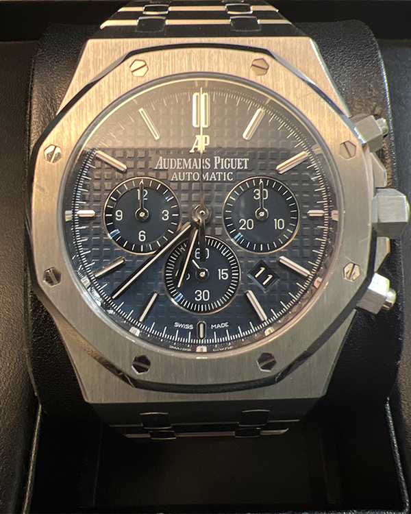 2015 Audemars Piguet Royal Oak Chronograph Blue Dial (26320ST.OO.1220ST.03)