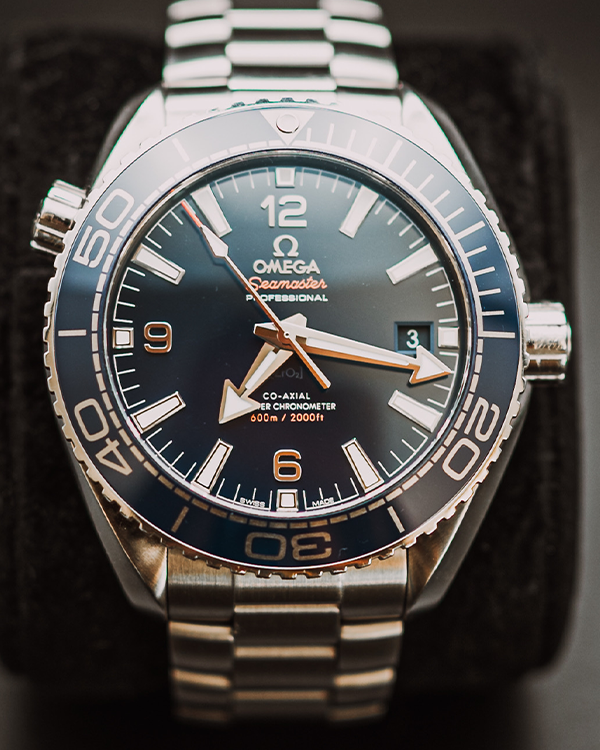 No Reserve - 2019 Omega Seamaster Planet Ocean 600M Co-Axial Master Chronometer Steel Blue Dial (215.30.44.21.03.001)