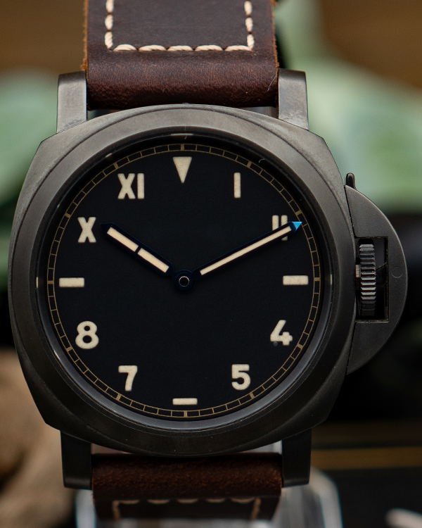 2021 Panerai Luminor California 8 Days 44MM Black Dial Leather Strap (PAM00779)