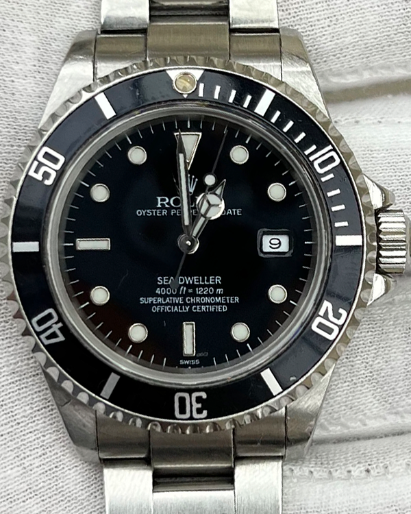 1999 Rolex Sea-Dweller 4000 Oystersteel Black Dial (16600)