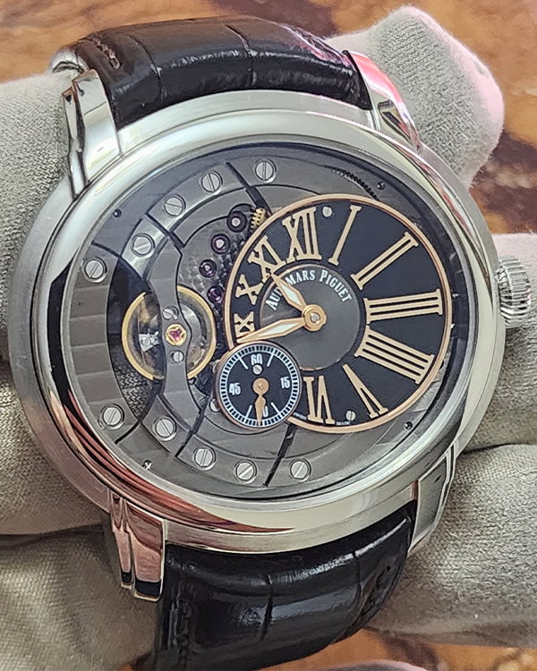 Audemars Piguet Millenary 47MM Steel Skeleton Dial (15350ST)