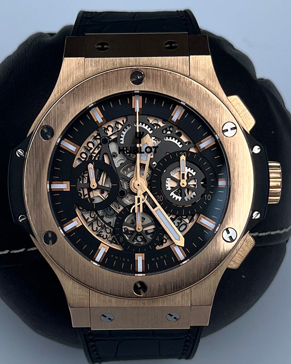 2021 Hublot Big Bang Aero Bang Rose Gold Skeleton Dial (311.PX.1180.GR)