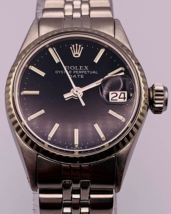 Rolex Oyster Perpetual 26MM Black Dial Jubilee Bracelet (6517)