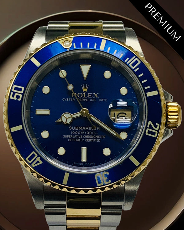 Rolex Submariner Date "Bluesy" 40MM Blue Dial Two-Tone Oyster Bracelet (16613LB)