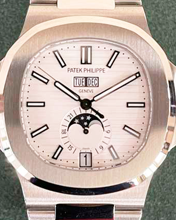 2014 Patek Phillipe Nautilus 40.5MM White Dial Steel Bracelet (5726/1A-010)