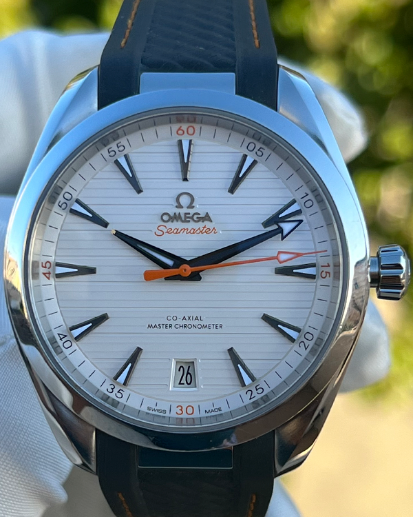 Omega Seamaster Aqua Terra 150M 41MM Silver Dial Rubber Strap (220.12.41.21.02.002)