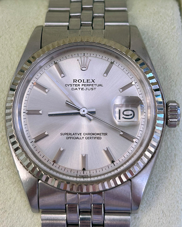 Rolex Datejust 36MM Silver Dial Jubilee Bracelet (1601)