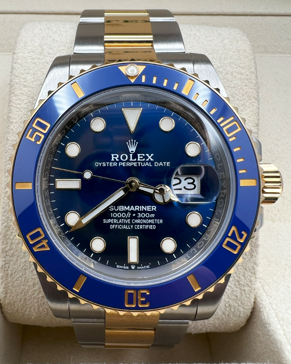 2023 Rolex Submariner Date "Bluesy" 41MM Blue Dial Two-Tone Bracelet (126613LB)