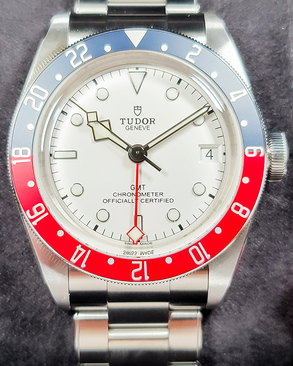 2023 Tudor Black Bay GMT "Pepsi" 41MM White Dial Steel Bracelet (79830RB)