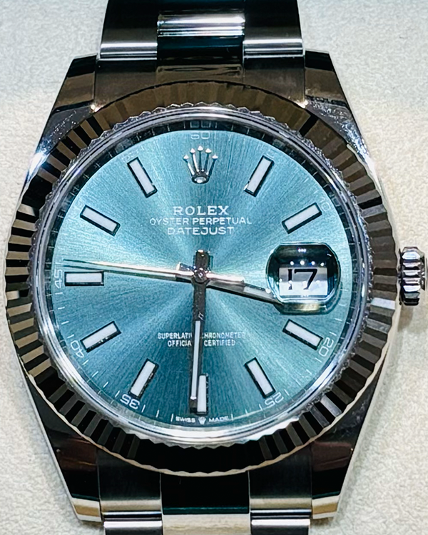 2023 Rolex Datejust 41MM Green Dial Oyster Bracelet (126334)