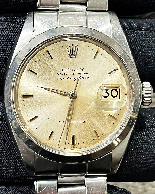 Rolex Air-King Date 34MM Silver Dial Oyster Bracelet (5700)