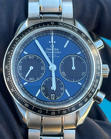 2020 Omega Speedmaster Racing 40MM Blue Dial Steel Bracelet (326.30.40.50.03.001)