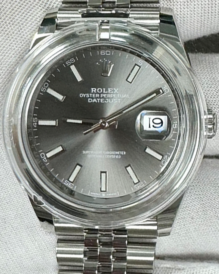2023 Rolex Datejust 41MM Grey Dial Jubilee Bracelet (126300)