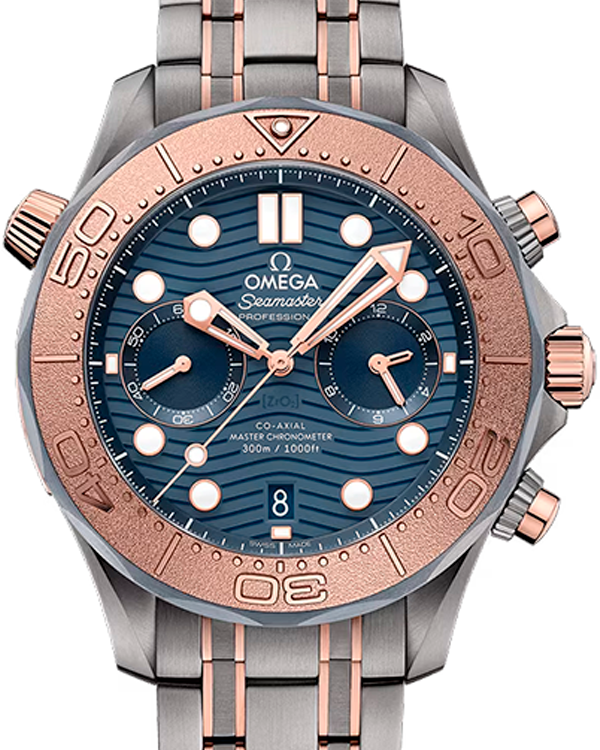 2023 Omega Seamaster Diver 300M "Number Edition" 44MM Blue Dial Two-Tone Bracelet (210.60.44.51.03.001)