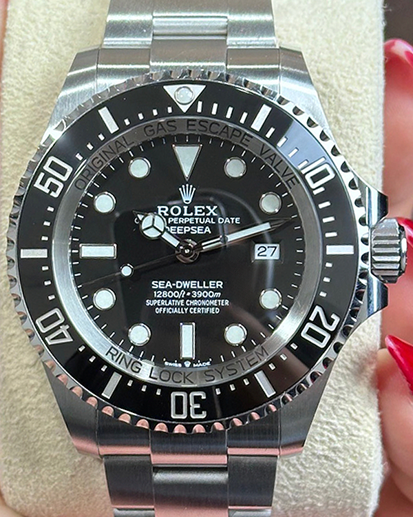 2022 Rolex Sea-Dweller Deepsea 44MM Black Dial Oyster Bracelet (126660)