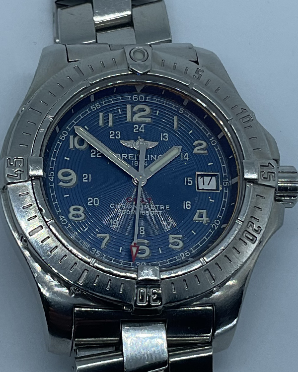 Breitling Colt Quartz Steel Blue Dial (A74380)