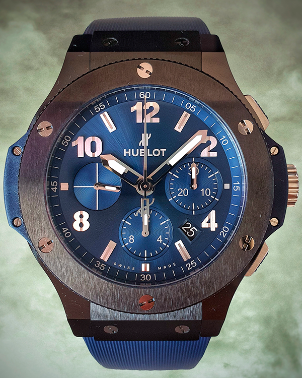 2022 Hublot Big Bang 44MM Blue Dial Rubber Strap (301.CM.710.RX)