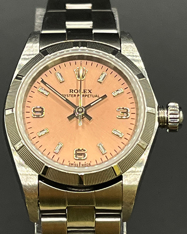 Rolex Oyster Perpetual 26MM Pink Dial Oyster Bracelet (76030)