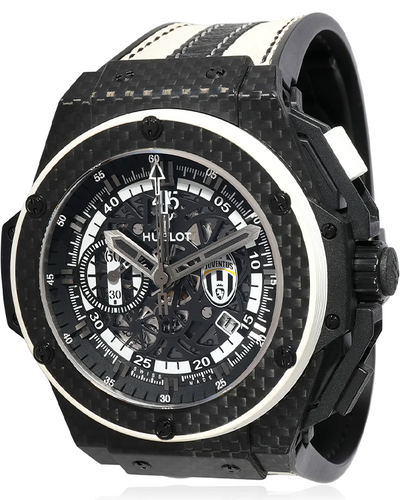 Hublot King Power Juventus L.E. 48MM Skeleton Dial Rubber Strap (716.QX.1121.VR.JUV13)