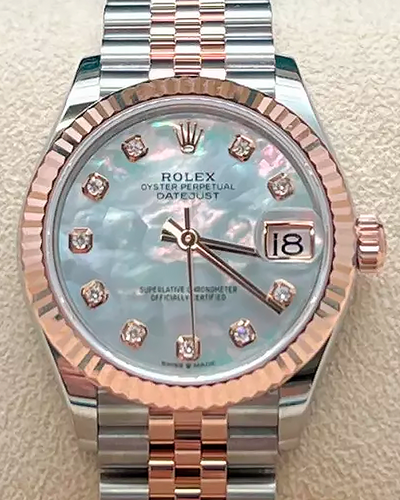 2024 Rolex Datejust 31MM Mother of Pearl Dial Two-Tone Jubilee Bracelet (278271)