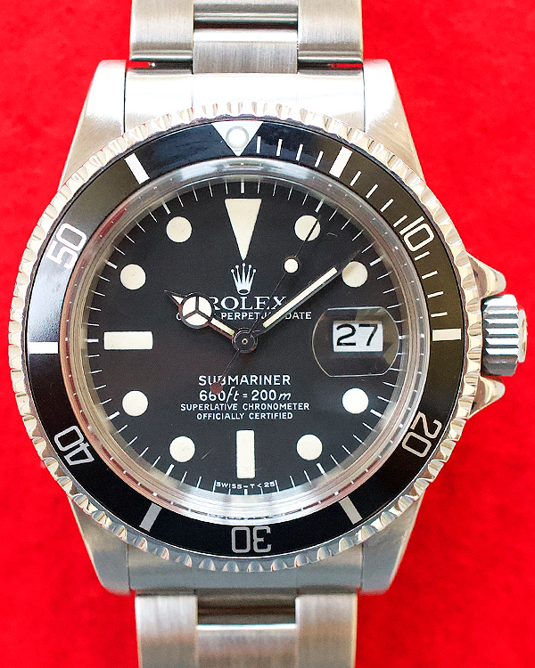 1978 (5.1 Mil Serial) Rolex Submariner Date 40MM Black Dial Oyster Bracelet (1680)