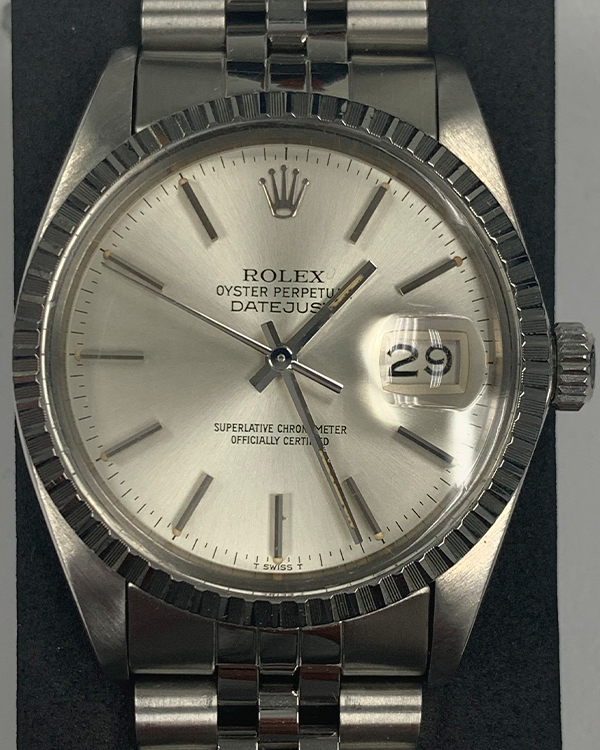 Rolex Datejust 36MM Silver Dial Steel Jubilee Bracelet (16030)