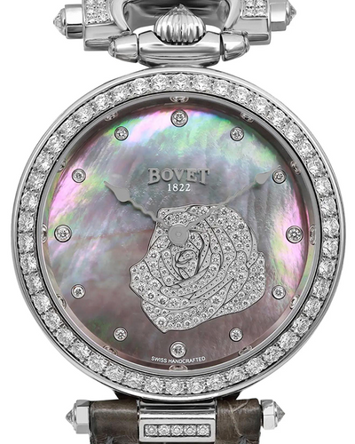 Bovet Amadeo Fleurier 39MM Mother of Pear Dial Leather Strap (AF39522-SD123)