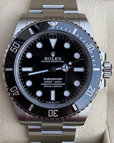 2024 Rolex Submariner No Date 41MM Black Dial Oyster Bracelet (124060)