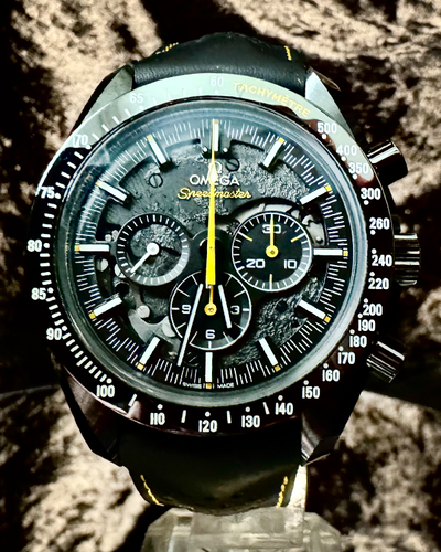 Omega Speedmaster Dark Side Of The Moon Chronograph "Apollo 8" 44.25MM Black Dial Leather Strap (311.92.44.30.01.001)