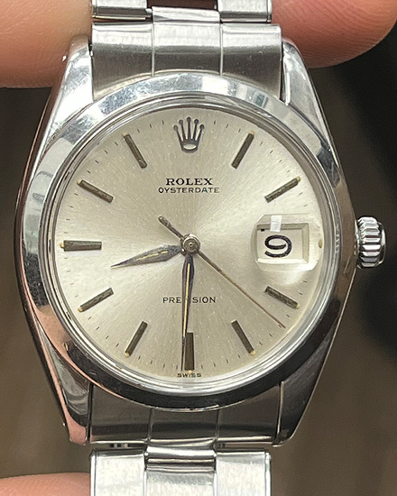 Rolex Oyster Precision 34MM Silver Dial Oyster Bracelet (6694)