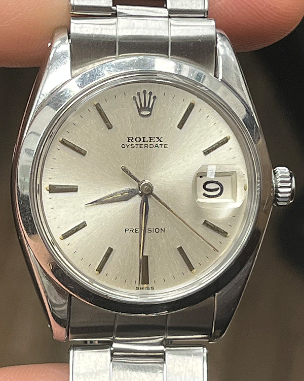 Rolex Oyster Precision 34MM Silver Dial Oyster Bracelet (6694)